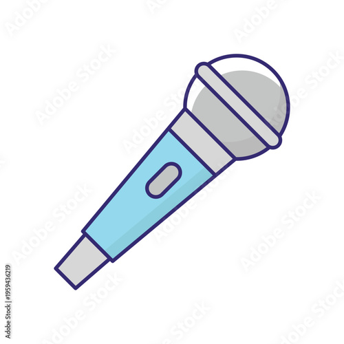 Stage Mic Vector icon which can easily modify or edit