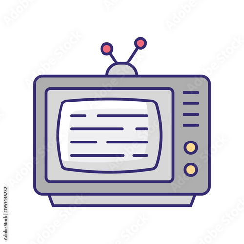 News Channel Vector icon which can easily modify or edit