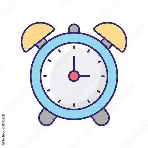 Alarm Clock Vector icon which can easily modify or edit