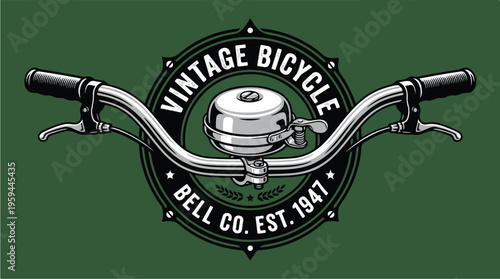 Vintage Bicycle Handlebar Bell.