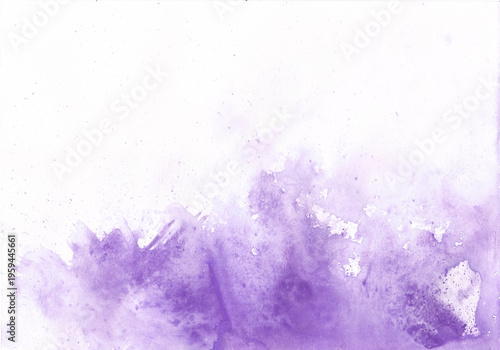 Abstract Watercolor Splash Background - Lavender Purple Nebula Texture, Space Inspired Artistic Ink Wash