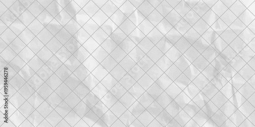 Recycled crumpled white paper texture or paper background for design with copy space for text or image