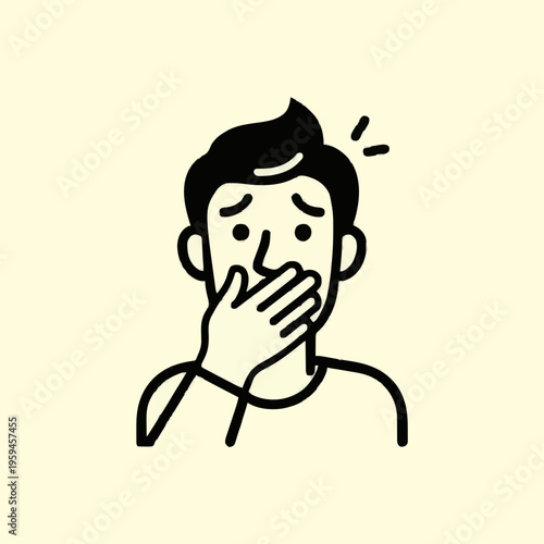 fright and surprise icon