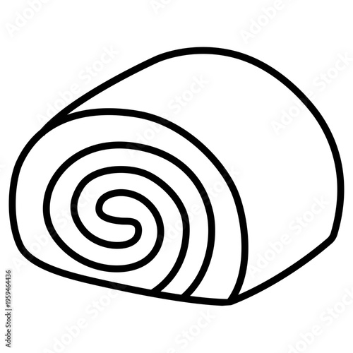Swiss Roll Vector Illustration 
