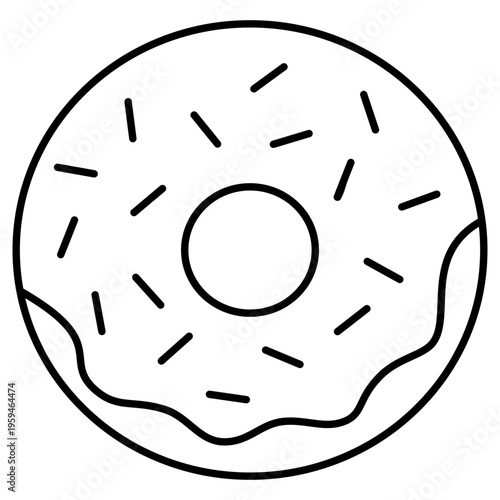 Donut Vector Illustration 