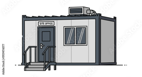 Portable Modular Office Building Structure.