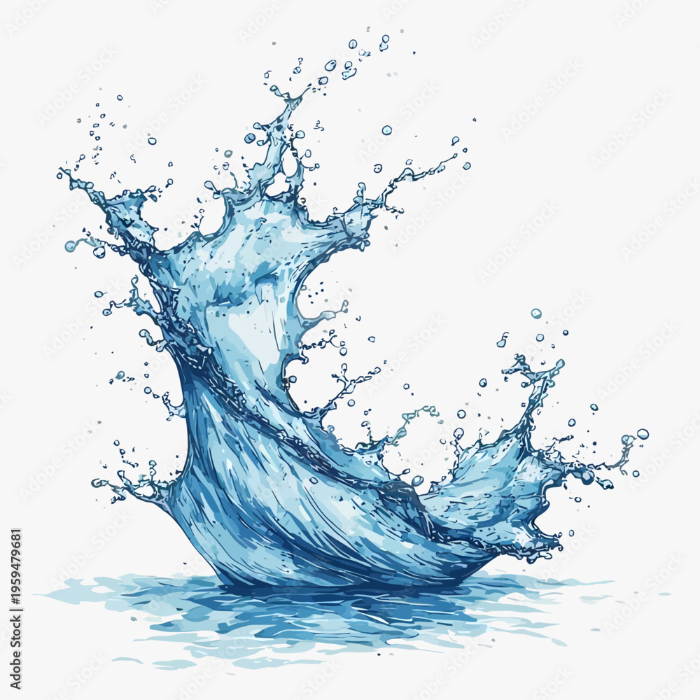 Obraz premium Water Design Very Cool