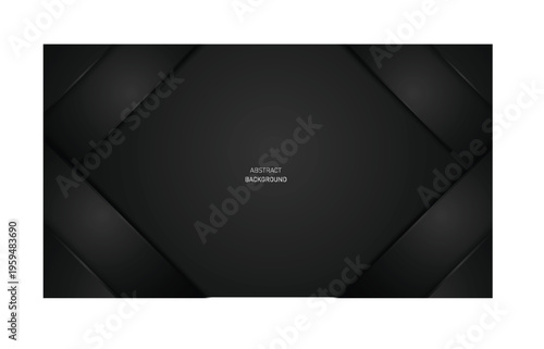 Dark geometric abstract background with layered square shapes and modern minimal design