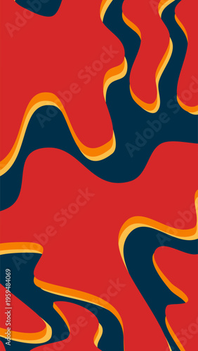 Abstract Fluid Organic Shape Background