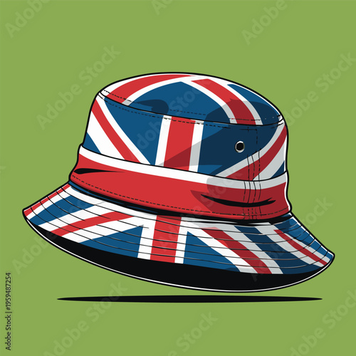 bucket hat vector image