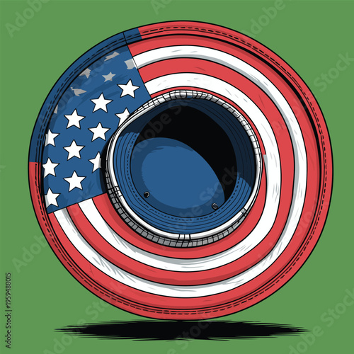 bucket hat vector image