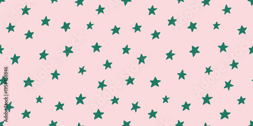 Colorful abstract starburst seamless pattern in modern playful style, perfect for textiles, wallpapers, packaging, and creative surface design.