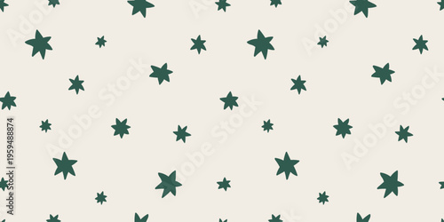 Colorful abstract starburst seamless pattern in modern playful style, perfect for textiles, wallpapers, packaging, and creative surface design.