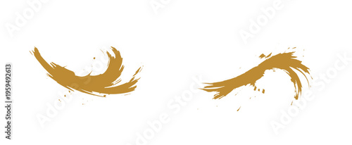 ブラシストロークの素材