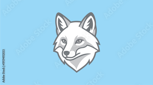 Illustration of a Fox Head 1.