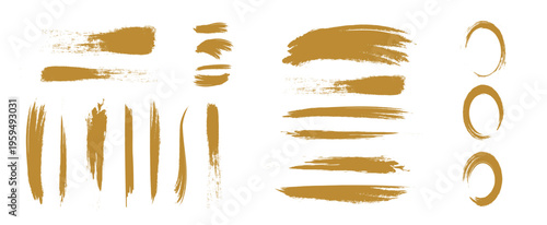 ブラシストロークの素材