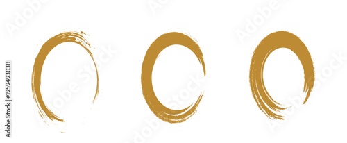 筆の筆跡テクスチャー