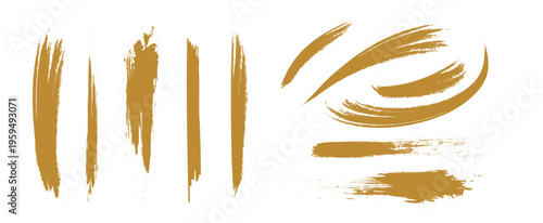 筆の筆跡テクスチャー