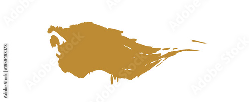 筆の筆跡テクスチャー