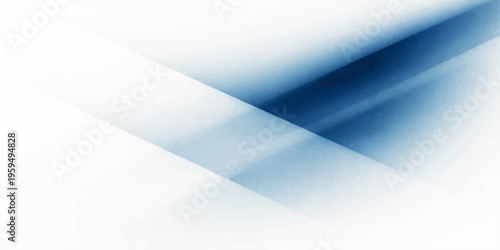 An abstract blue vector background features elegant light lines and a 3d paper curl corner template for a blank business presentation document or office banner design