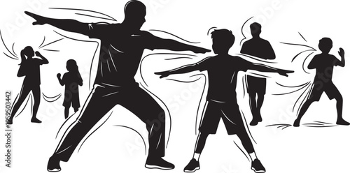 Cheerful friends man and woman playing musical instruments, sitting on sofa and using drum with guitar. Creative guy and girl enjoying playing musical hits during sunday relaxation