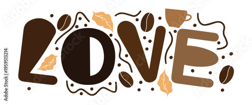 I love the Dodel-style vector design, coffee beans, and the coffee-themed color palette for the coffee maker. 