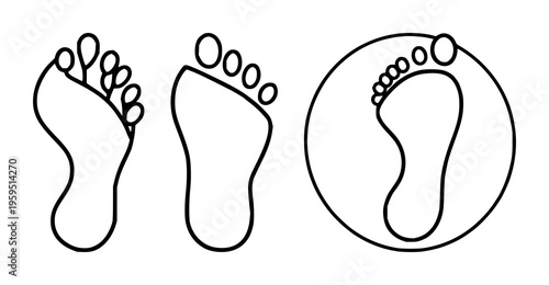 Carbon footprint tracker UI icon set with bold black lines on white background featuring sustainability fintech design, iconography, environmental tracking with carbon measurement and eco metrics