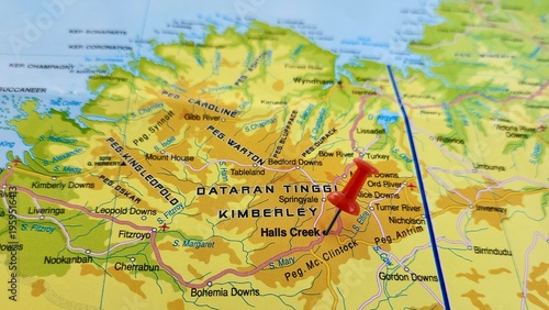 Photos View of Halls Creek, is a town situated in the east Kimberley region of Western