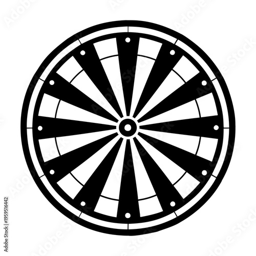 A filled style icon of fortune wheel