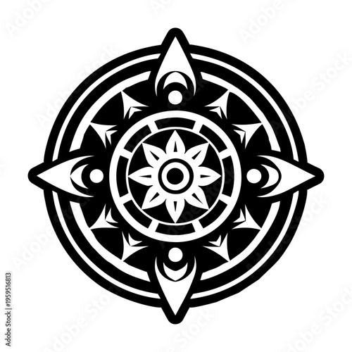 A solid icon of divine symmetry icons