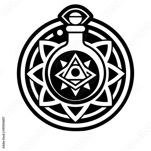 A solid style icon of mystic essence