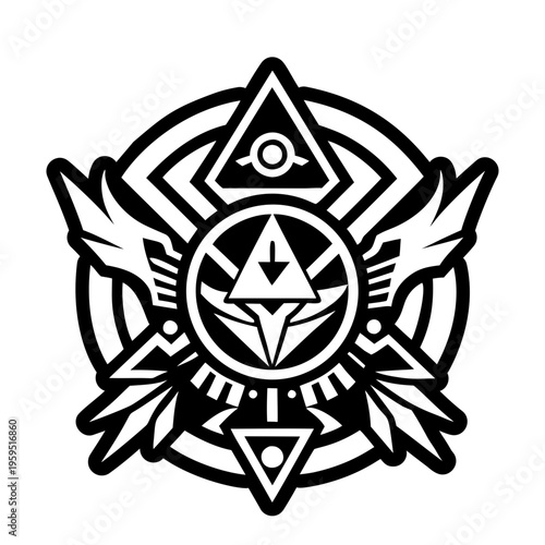 A glyph icon of mystic force