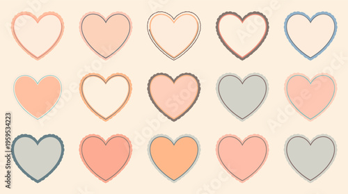 A minimalist illustration of a geometric shape with a blue border on a beige background, conveying simplicity and modernity.