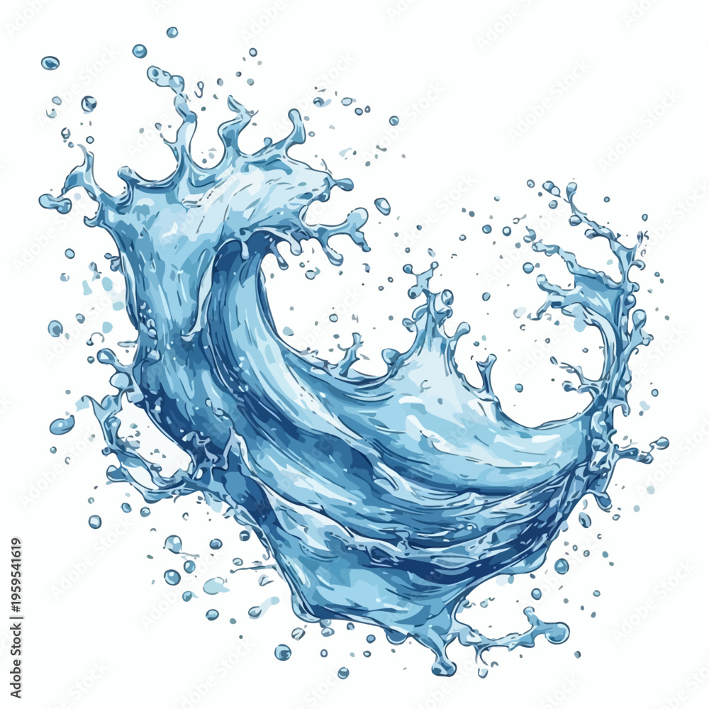 Obraz premium Water Design Very Cool