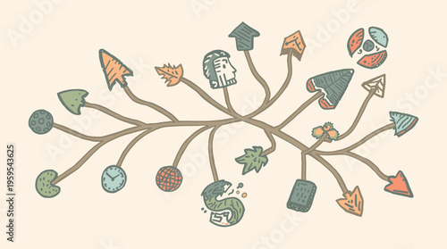 A simple, modern green circle graphic on a beige background, conveying calmness and serenity, ideal for design and branding projects.