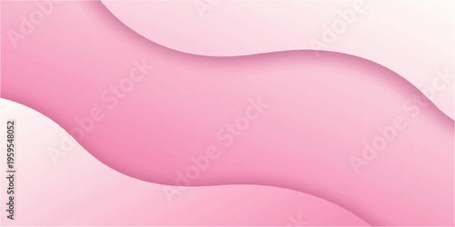 Fotografija Pink abstract background with flowing lines and soft romantic design for love an