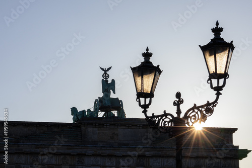 Berlin Gate Silhouette