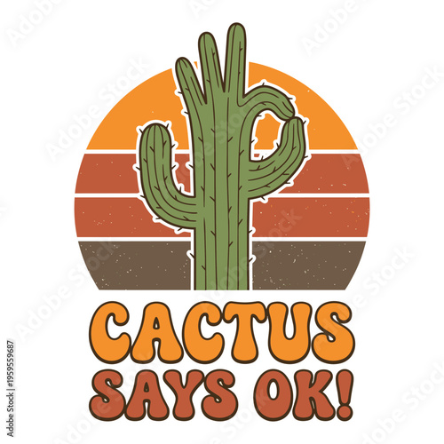 Cactus Plant Green Spiny Succulent.