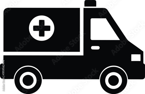 ambulance car icon