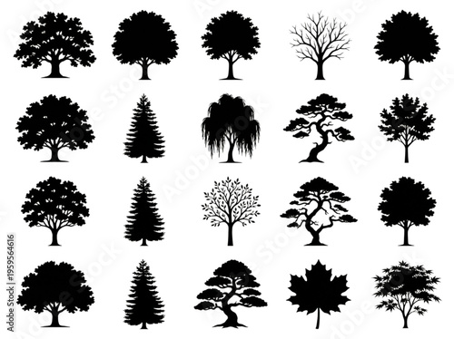 Collection of diverse individuals walking in profile against a white background