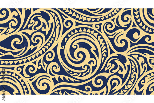 Intricate swirling patterns and designs.