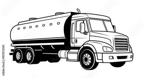 Petroleum Tanker Truck