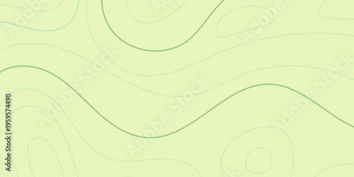 Abstract Light Green Background with Subtle Wavy Lines.