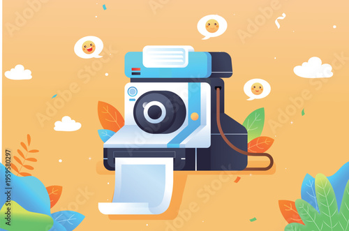 Vector illustration of children's entertainment and leisure lifestyle on Children's Day