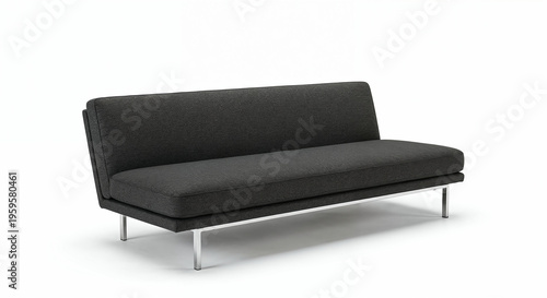 Wallpaper Mural Modern sofa isolated white background 3D rendering Torontodigital.ca