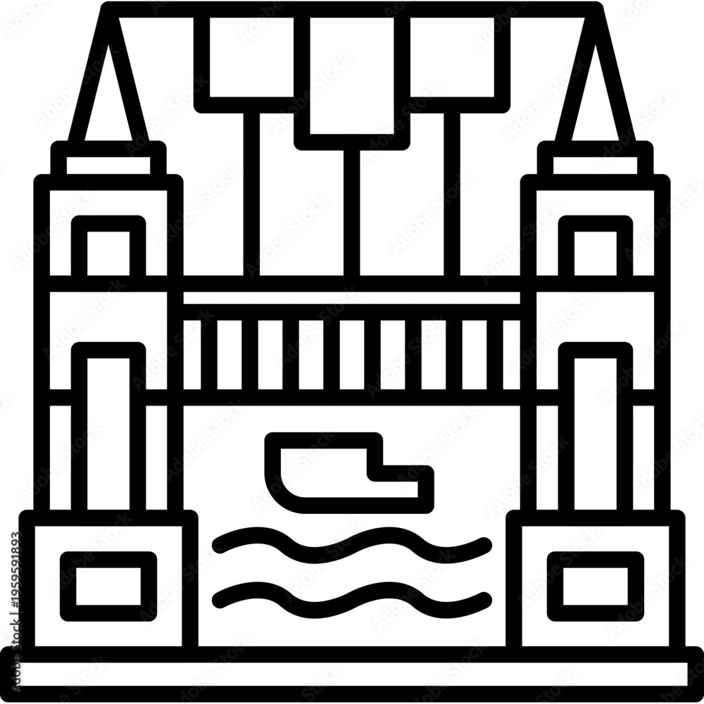 Fotografi Tower Bridge Icon