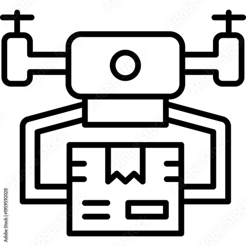 Drone Delivery Icon