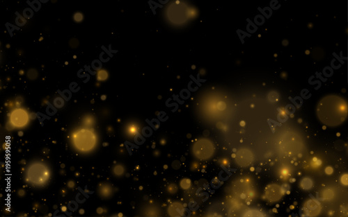 A radiant cloud of golden dust spreads smoothly across a dark background. Subtle sparkles enhance the visual depth and richness. Perfect for abstract and premium visuals.
