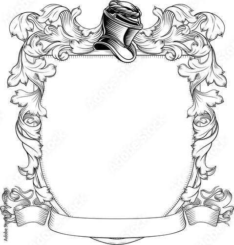 A coat of arms or crest fam...