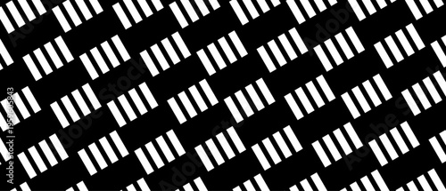 black and white geometric  rectangle shapes pattern